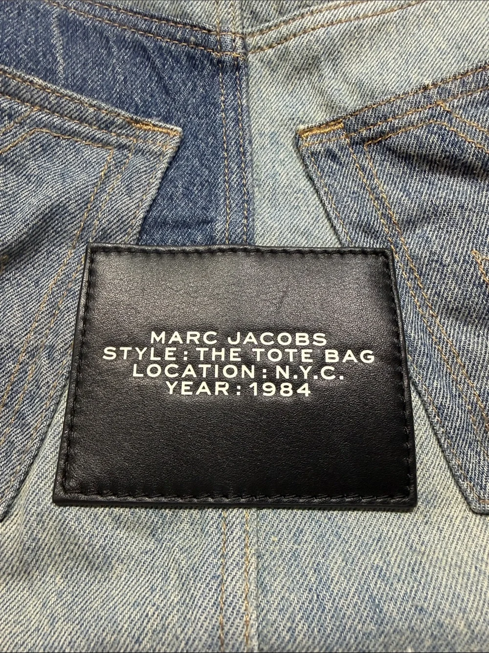 Marc Jacobs Patchwork Denim Tote Bag - Blue